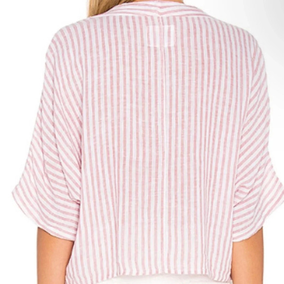 Rails Thea crop button down  top - Picture 2 of 3